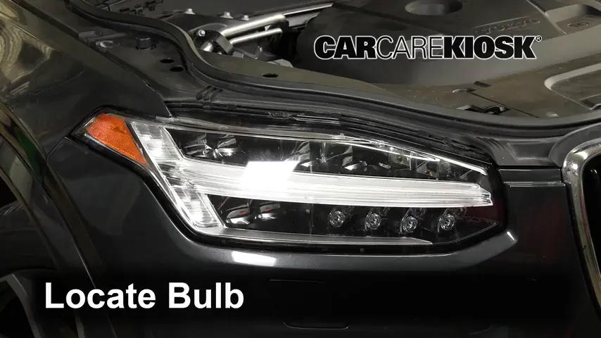 2018 Volvo XC90 T6 Momentum 2.0L 4 Cyl. Lights Headlight (replace bulb)